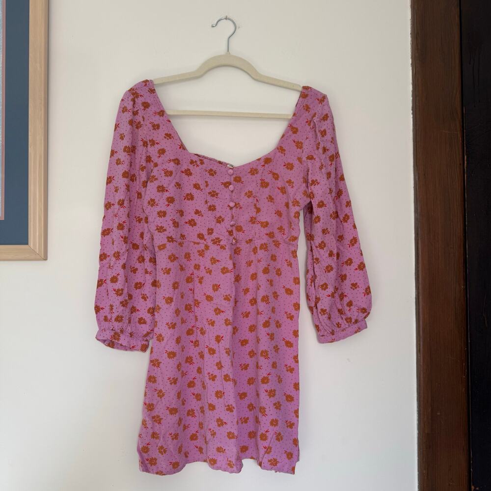 BillaBong Heartland Long Sleeve Mini Dress